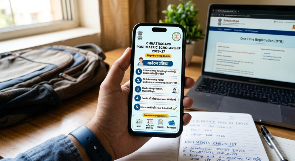 Chhattisgarh Post Matric Scholarship 2026-27