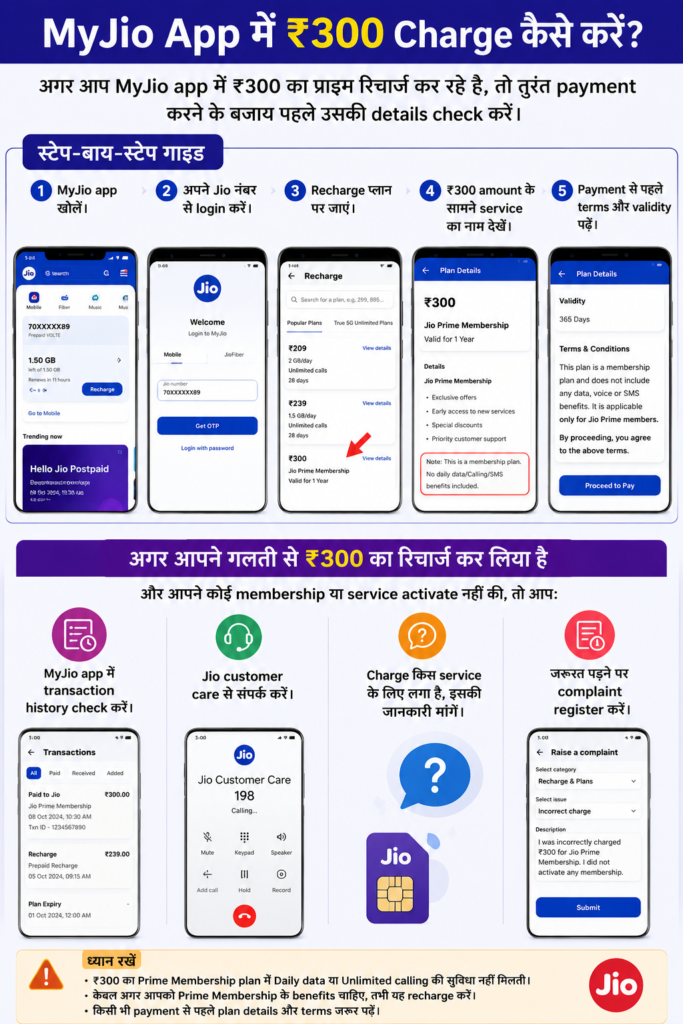 Jio Prime Rs 300 Charge