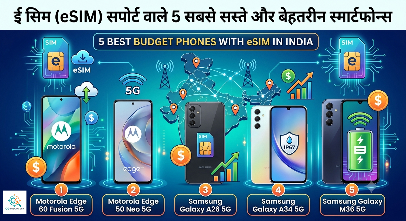 Cheapest eSIM phone in India